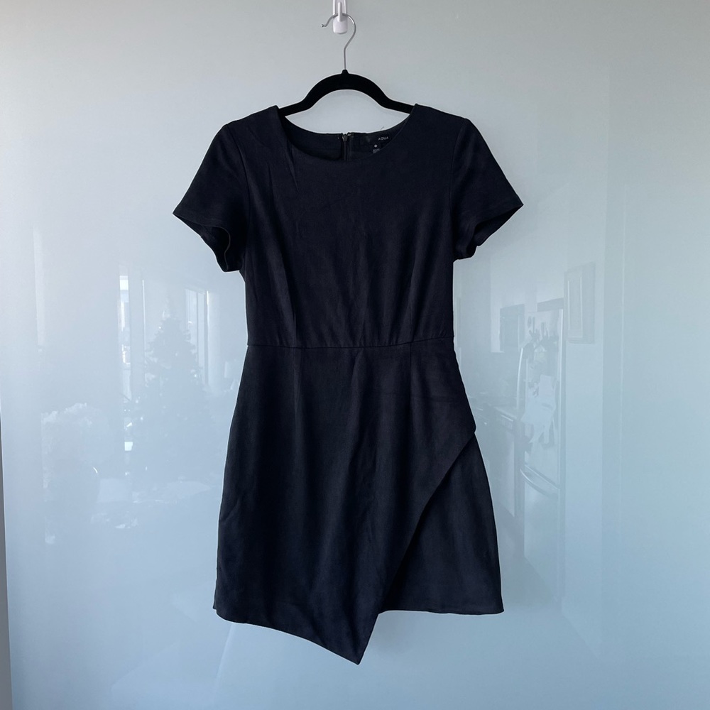 AQUA Black Mini Dress Size M
